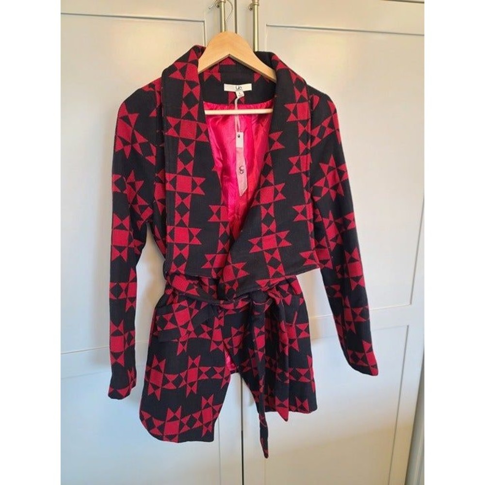 YA Los Angeles Wrap Jacket - Tie Waist -Size L
